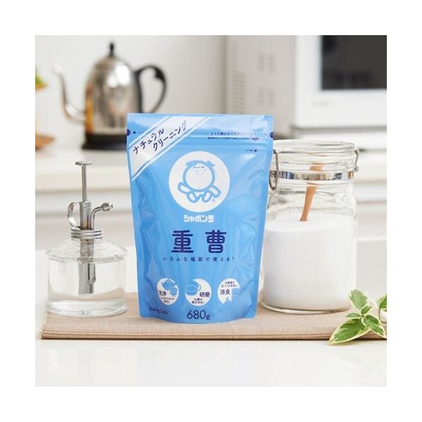 （まとめ）シャボン玉重曹 680g 1個 [x5セット]