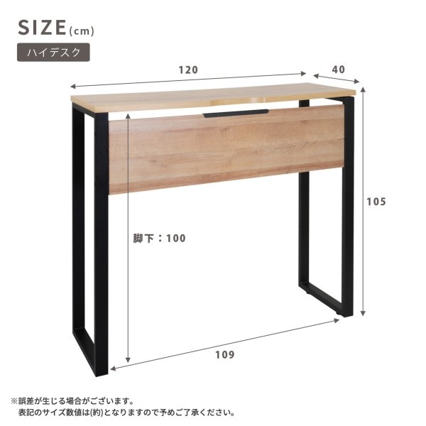 ハイデスク スタンディング 幅120cm オフィスデスク 平机 フラットデスク ワーキングデスク ビジネス ワークデスク 個人宅配送不可 ハイデスク スタンディング 幅120cm オフィスデスク 平机 フラットデスク ワーキングデスク ビジネス ワークデスク 個人宅配送不可