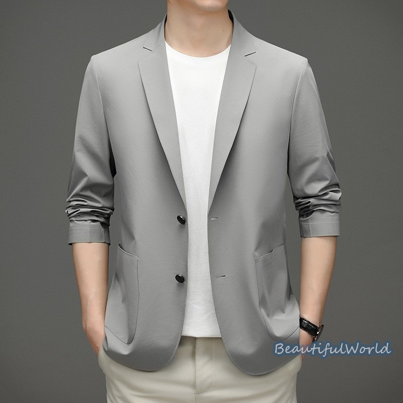 テーラードジャケット メンズ おしゃれ ブレザージャケット カジュアルスーツ ビジネススーツ フォマールスーツ アウター 春夏 通勤 紳士用