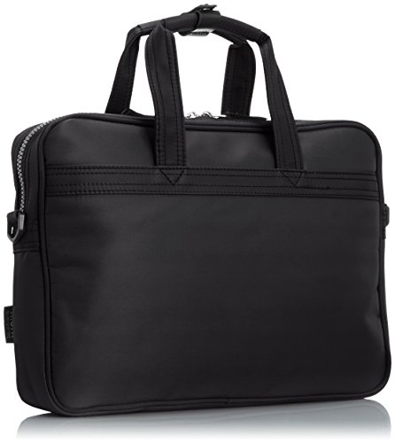 [エーオーティー] 2WAYビジネスバッグ【B5対応 軽量】 3843 クロ×ハイ クロ×シルバー