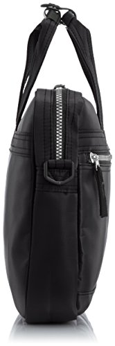 [エーオーティー] 2WAYビジネスバッグ【B5対応 軽量】 3843 クロ×ハイ クロ×シルバー