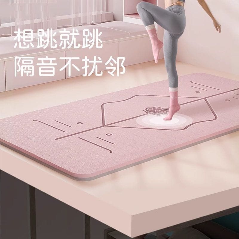ヨガマット ヨガマット 衝撃吸収 遮音性 折りたたみ ヨガマット ヨガマット 厚くする 滑り止め tpe 厚手