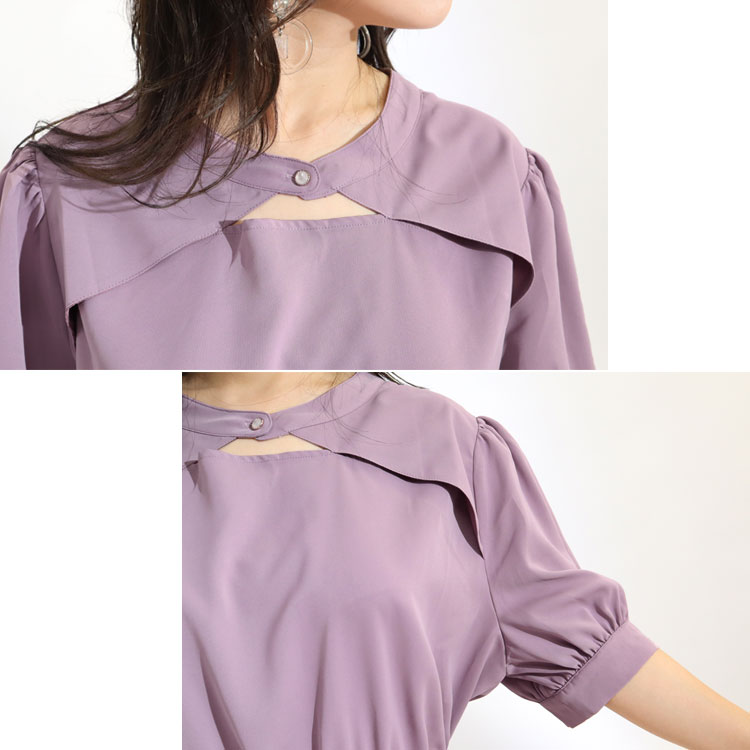 大きいサイズ レディース ワンピース ジョーゼットカットアウトワンピース ワンピ ロングワンピース ロ pattayablatt.com