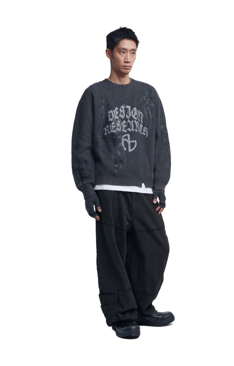 ★NOMANUAL★刺繍EMBLEM SWEATSHIRT SWEATSHIRT - nomanual