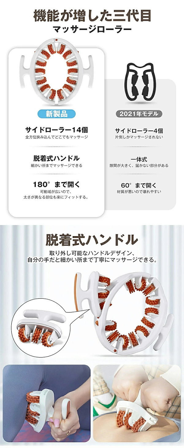 Qoo10] マッサージローラー 筋膜リリース ローラ