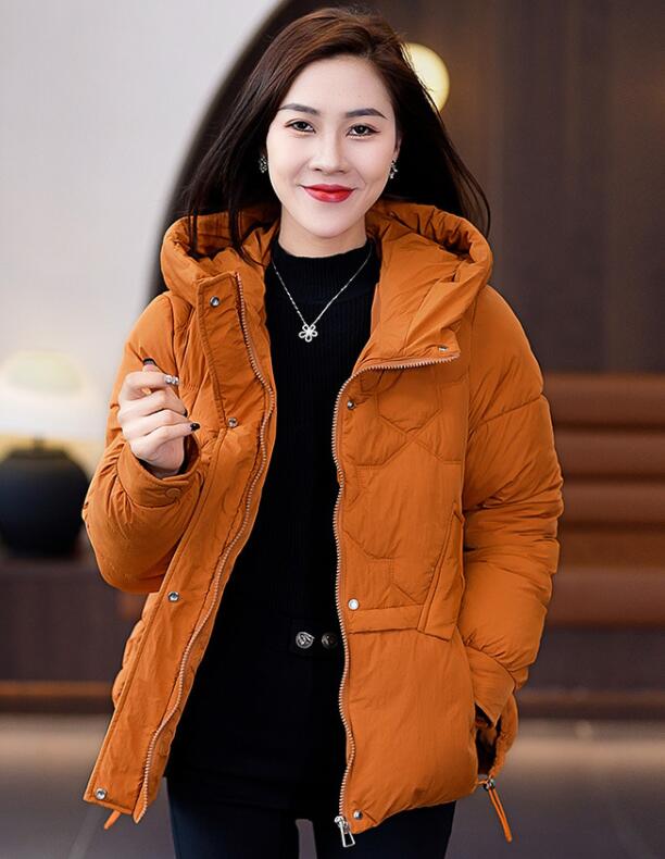 冬 新作 厚手 レディース コート ショート丈 ダウンコート 中綿 コットン お洒落 ジッパー 上品 キレイめ 30代 40代 50代 小柄 　着痩せ フード付き アウター 暖かい お出かけ
