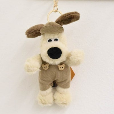 廃盤 ウォレス&グルミット ぬいぐるみリュック(犬) ウォレスとグルミットのバックパック、グルミット犬のジップ