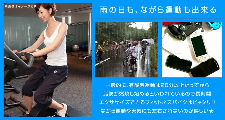 フィットネスバイク エクササイズバイク スピンバイク ベルト式 ダイエット 有酸素運動 エアロ 静音