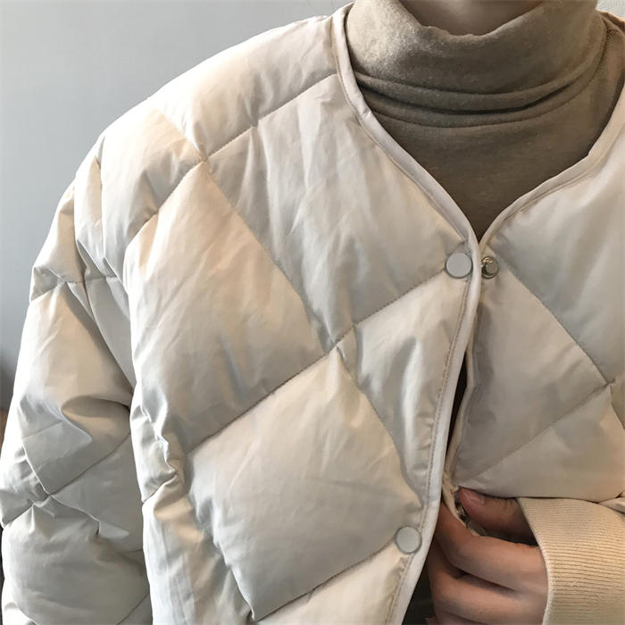 キルティングコート レディース 秋冬 アウター ノーカラー 長袖 中綿ジャケット コート キルティング ジャケット 羽織り ブルゾン ミドルコート 中綿コート ミドル丈 スナップボタン 無地 裏地付き