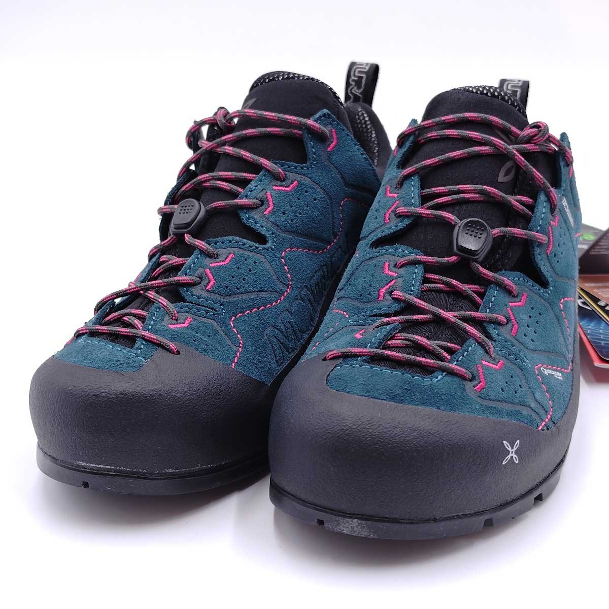 【中古・未使用品】モンチュラ YARU GORE-TEX ヤル 登山靴 トレッキングシューズ サイズUK6 (24.5cm) ブルーグリーン S3GA00W レディース MONTURA アプローチ ロ
