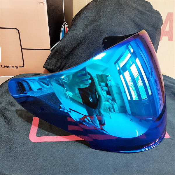 SHOEI J-Force4 バイザー Revo レッド - セキュリティ・セーフティ