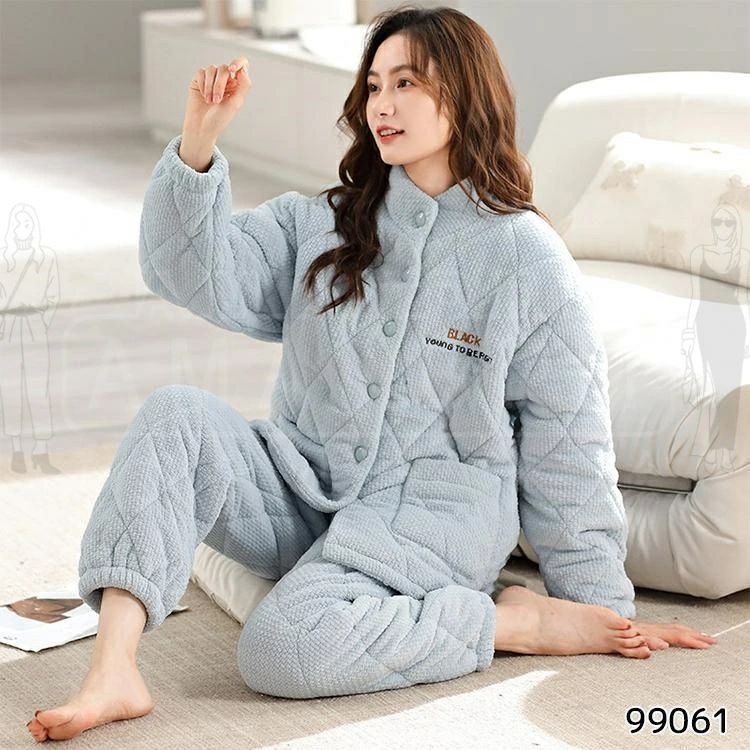 パジャマ ルームウェア レディース 秋冬 中綿コート 暖かい キルティング キルティングコート 裏ボア 軽い 厚手 中綿 上下セット 長袖 長ズボン 部屋着 前開き 秋 冬 ふわふわ 防寒 リラック