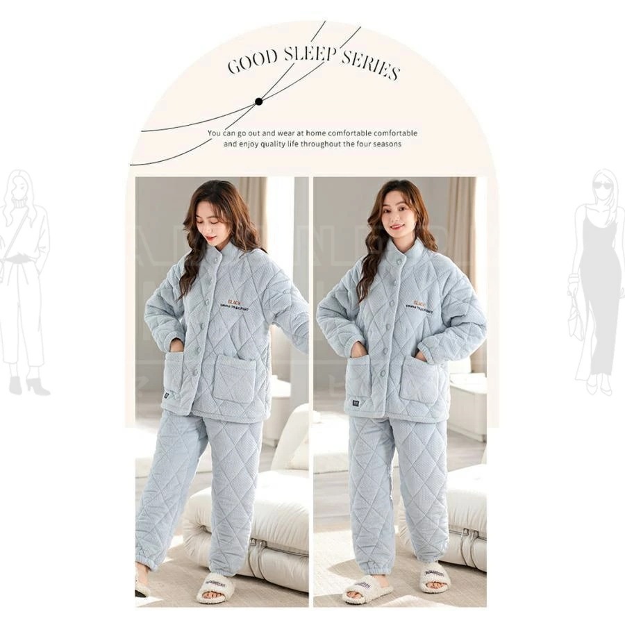 パジャマ ルームウェア レディース 秋冬 中綿コート 暖かい キルティング キルティングコート 裏ボア 軽い 厚手 中綿 上下セット 長袖 長ズボン 部屋着 前開き 秋 冬 ふわふわ 防寒 リラック