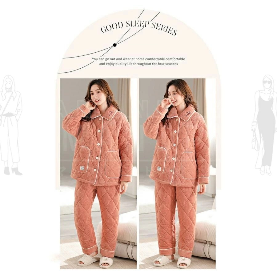 パジャマ ルームウェア レディース 秋冬 中綿コート 暖かい キルティング キルティングコート 裏ボア 軽い 厚手 中綿 上下セット 長袖 長ズボン 部屋着 前開き 秋 冬 ふわふわ 防寒 リラック
