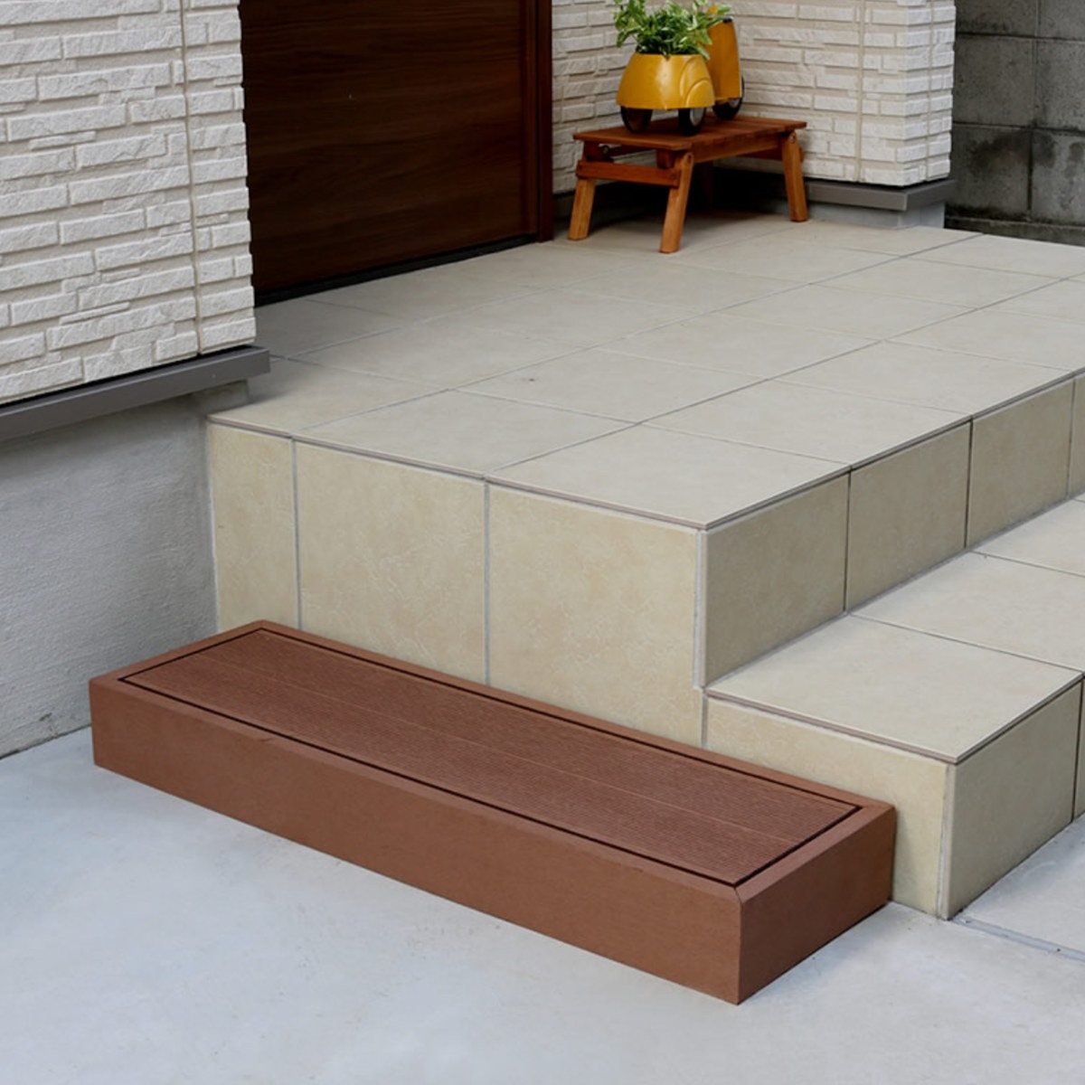 ステップ 人工木ウッドデッキ ecofeel エコフィール ガーデンデッキ 人工木デッキ 樹脂 DIY パーツ ウッドパネル 踏み台 掃き出し窓 連結 人工木材 バルコニー 庭 外構 ステップ 人工木ウッドデッキ ecofeel エコフィール ガーデンデッキ 人工木デッキ 樹脂 DIY パーツ ウッドパネル 踏み台 掃き出し窓 連結 人工木材 バルコニー 庭 外構