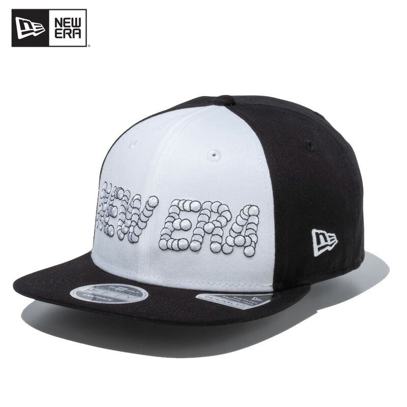 ニュー エラ 9FIFTY Original Fit Stretch Cotton Washable ストレッチコットン ウォッシャブル ボールロゴ Black White ゴルフ キャップ 帽子
