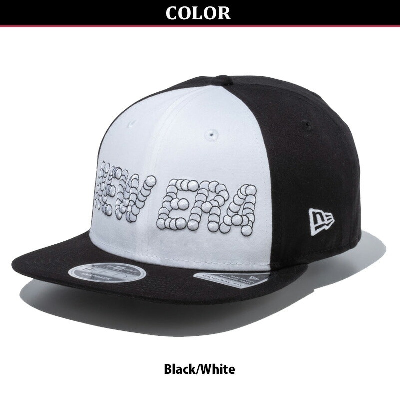 ニュー エラ 9FIFTY Original Fit Stretch Cotton Washable ストレッチコットン ウォッシャブル ボールロゴ Black White ゴルフ キャップ 帽子