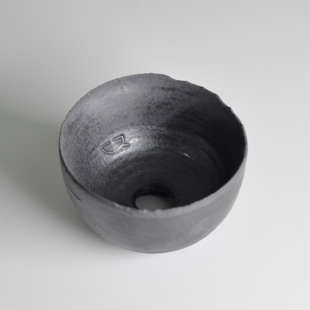 【新作】 crack bowl_silver black 【新作】 crack bowl_silver black