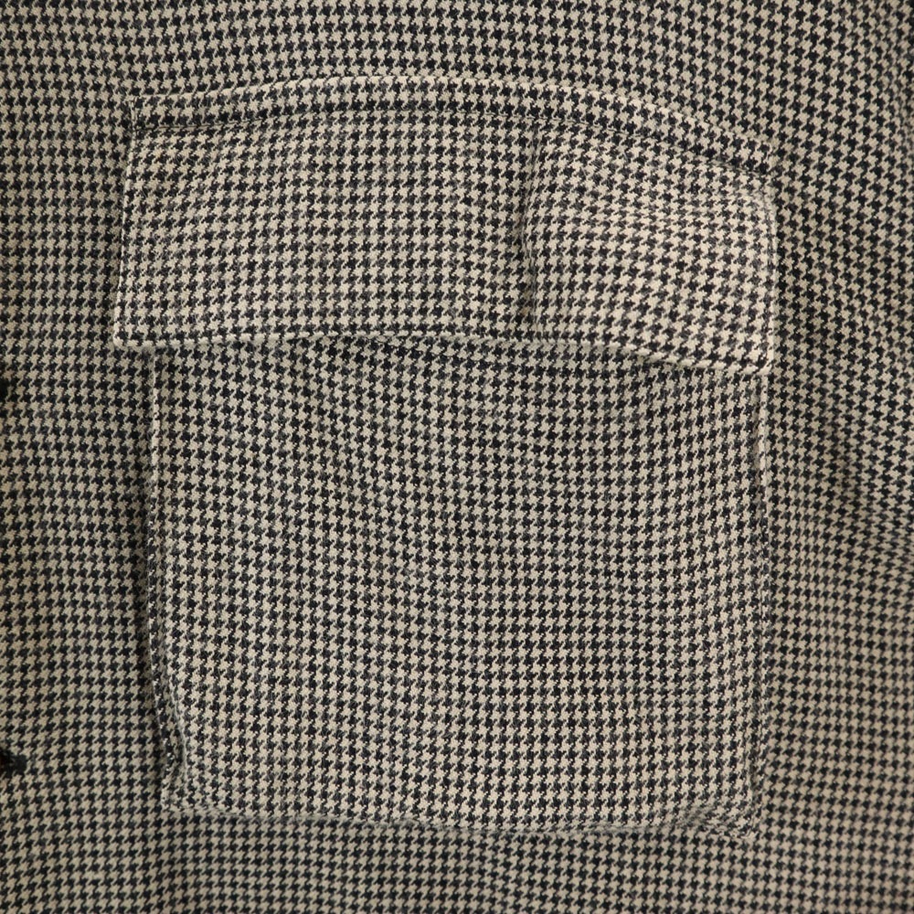 ラルフローレンカントリー 80s 90s ヴィンテージ ポロカン ハウンドトゥース柄 長袖 ボックスシルエット レーヨン シャツ レディース ラルフローレンカントリー 80s 90s ヴィンテージ ポロカン ハウンド