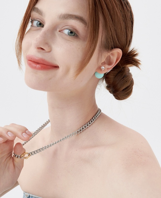 【HYERES LOR】23SS★ H Heart Dessert BR Ball 2WAY Earring HYERES LOR】23SS☆ H Heart Dessert BR Ball 2WAY Earring