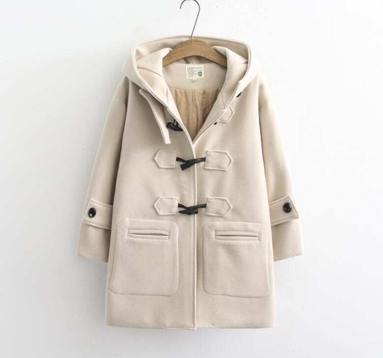 ダッフルコート スクールコート 中綿 チェスターコート　レディース 秋冬 制服 学生 アウター コート 冬 ロングコート カジュアル フード付き スクール 保温 高校生 中学生 女子 通学 ミディアム