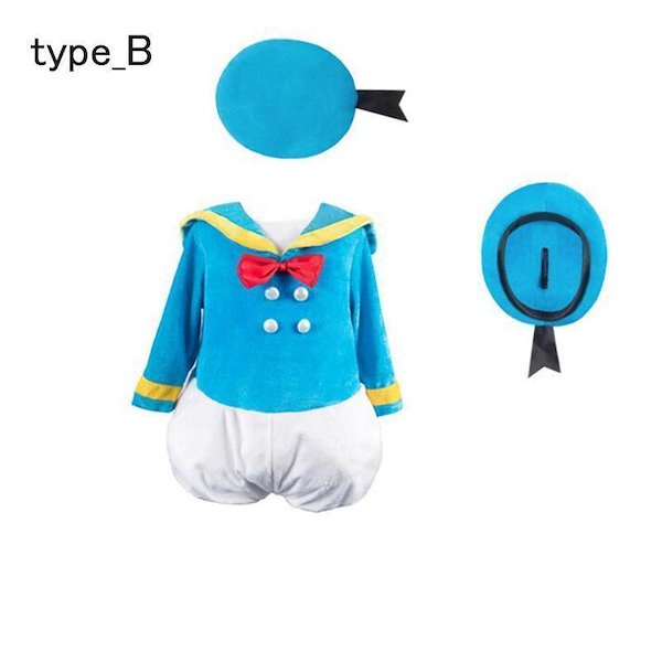未使用品　ドナルドダック　サイズ90 ドナルド　コスプレ　コスチューム　なりきり 2025年最新】ドナルド コスプレ 90の人気アイテム - メルカリ