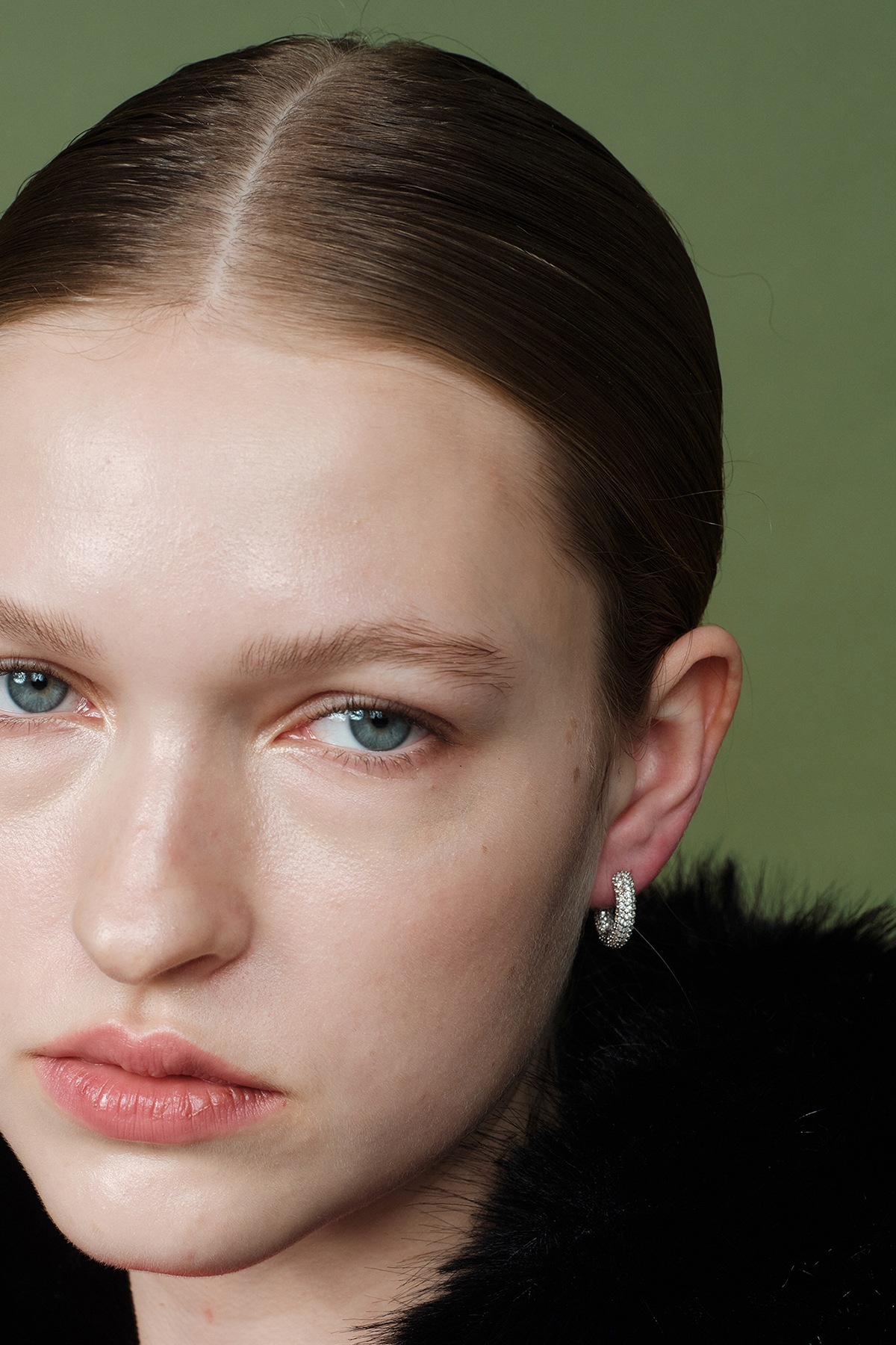 Monday Edition】SHINY RING HOOP EARRINGS ピアス