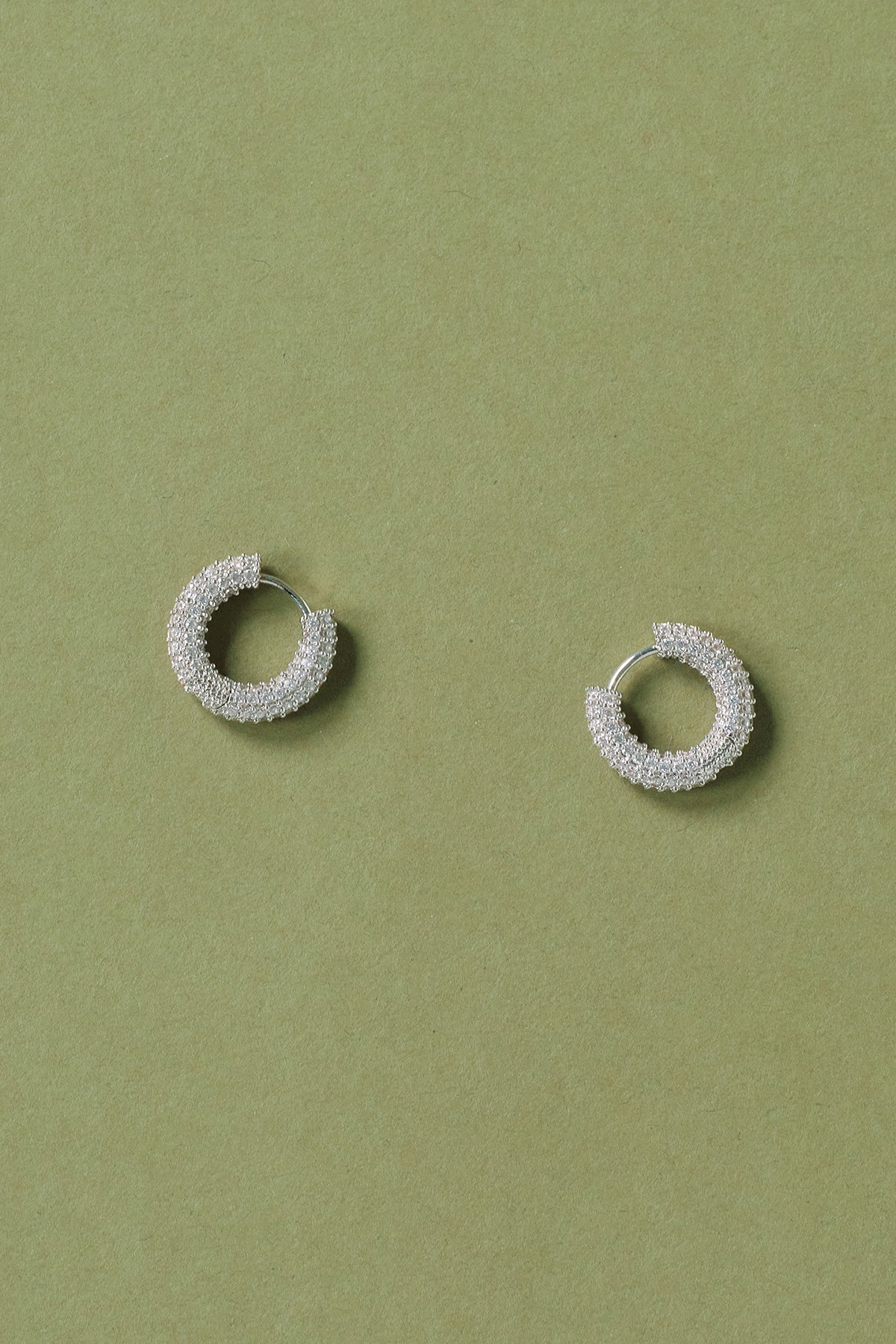 【Monday Edition】SHINY RING HOOP EARRINGS 56mm 24k Shiny Gold Hoop Earrings, Double Hoop Earrings