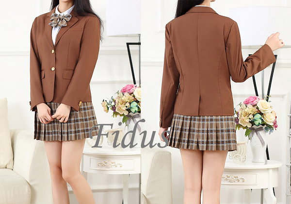 NNS☆制服　ブレザー＆スカート 女子用 中古】 N高等学校 女子制服 4点 (ブレザー・スカート) sf074158