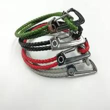 ハンドメイド メンズ MOT レザー ブレスレット ハンドメイド メンズ MOT レザー ブレスレット