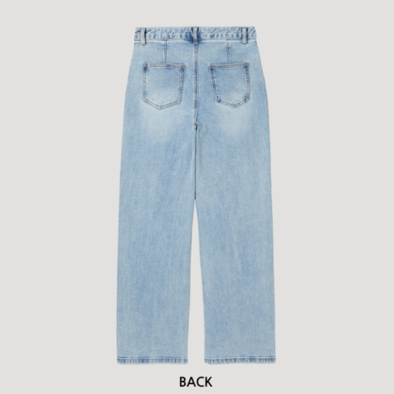 (SHS MISS) ベーシックストレートフィットデニムパンツ_SSMLP12070_LL (SHS MISS) ベーシックストレートフィットデニムパンツ_SSMLP12070_LL