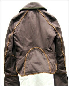 ショート ウェスタンブルゾン ブラウン 72AM028 027 ショート ウェスタンブルゾン ブラウン 72AM028 027