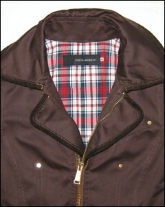 ショート ウェスタンブルゾン ブラウン 72AM028 027 ショート ウェスタンブルゾン ブラウン 72AM028 027