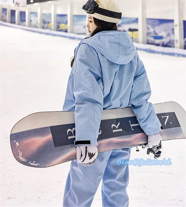 Qoo10] スノーボードウェア上下セットスキーウェア