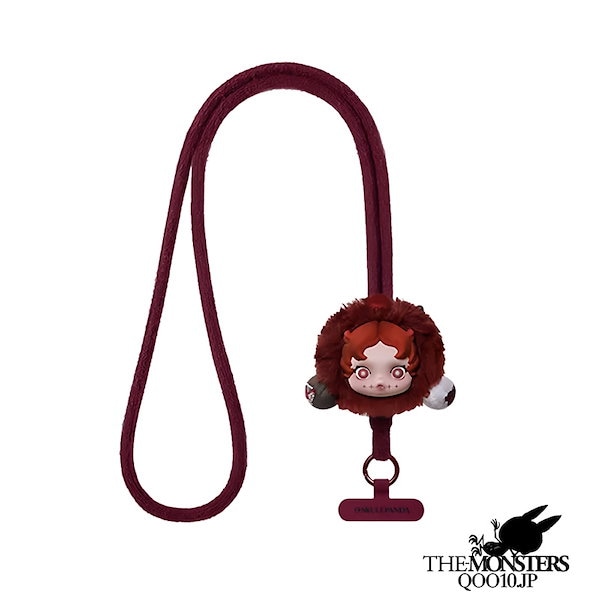 Qoo10] POP MART 携帯ストラップ 不眠らない劇場ぬいぐるみ
