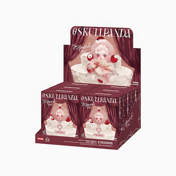 スカルパンダ　スマホストラップ　2個set スカルパンダ スマホストラップ 2個set