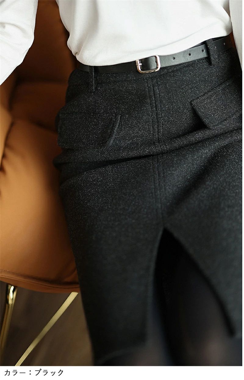 【送料無料】冬 Aライン レディース ラシャスカート ロングスカート ミモレ丈 膝丈 ボトムス タイト ハイウエスト