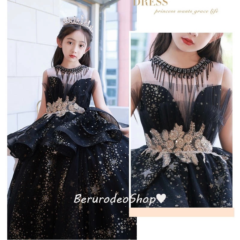 子供ドレス 黒 ピアノ発表会ドレス ロングドレス 星柄 ビーズ フリンジ キレイめ 演奏会ドレス ブラック 女児ドレス シャンパン色 女の子ドレス キッズドレス フレア 高級感 豪華 100~160c 子供ドレス 黒 ピアノ発表会ドレス ロングドレス 星柄 ビーズ フリンジ キレイめ 演奏会ドレス ブラック 女児ドレス シャンパン色 女の子ドレス キッズドレス フレア 高級感 豪華 100~160c