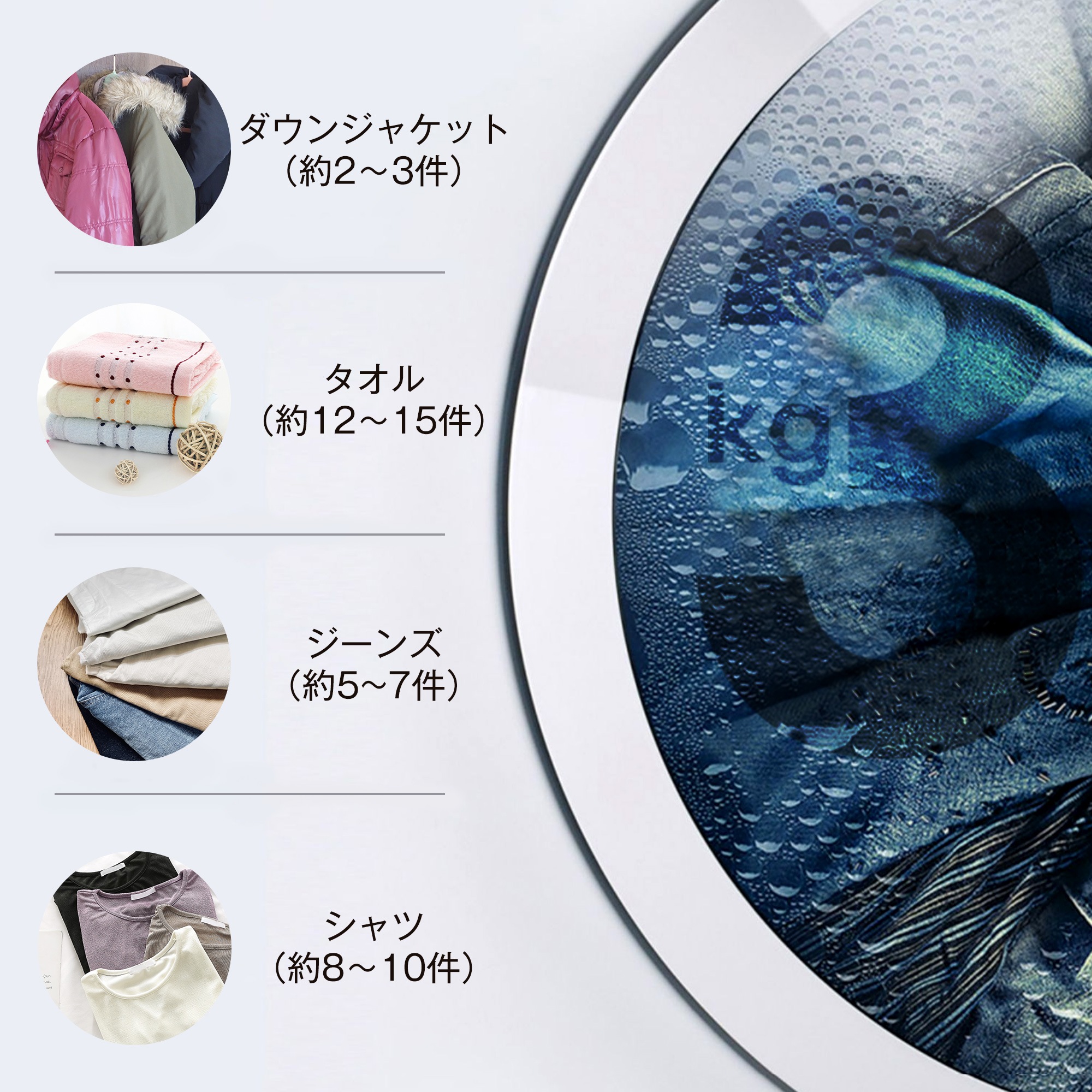 【国内出荷 - 3日配達】【新品】衣類乾燥機 小型 3kg タッチパネル操作 除湿 壁掛け 衣類 乾燥 布団乾燥 家庭用 ダークグレー