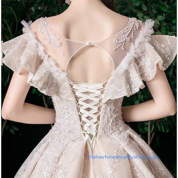 Qoo10] S_S.IL 高級 ウエディングドレス お花嫁ドレス