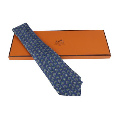 Qoo10] 超美品 HERMES エルメス ネクタイ : メンズバッグ