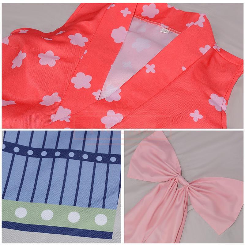 海賊王 風 ナミコスプレ衣装 ウィッグ コスム 演出服 アニメ ゲーム ハロウィン cos 変装メガ割カラコンサンダル f Yt ハニーズ