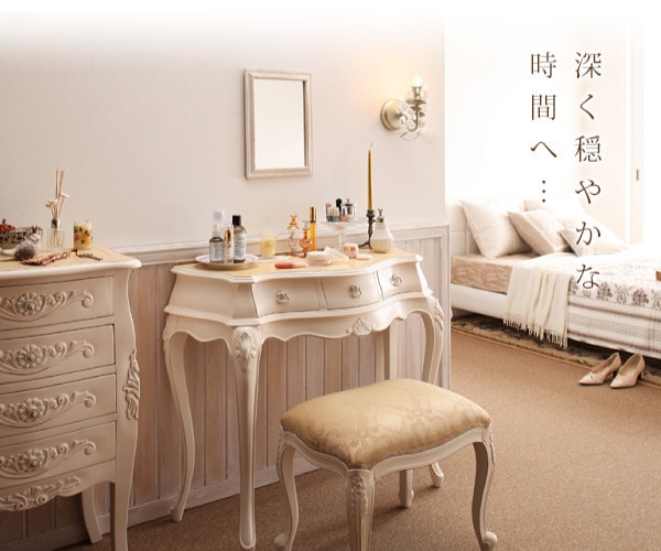 アンティーク調クラシックリビングシリーズ [Francoise]フランソワーズ コンソールテーブル（W90）単品 ブラウン