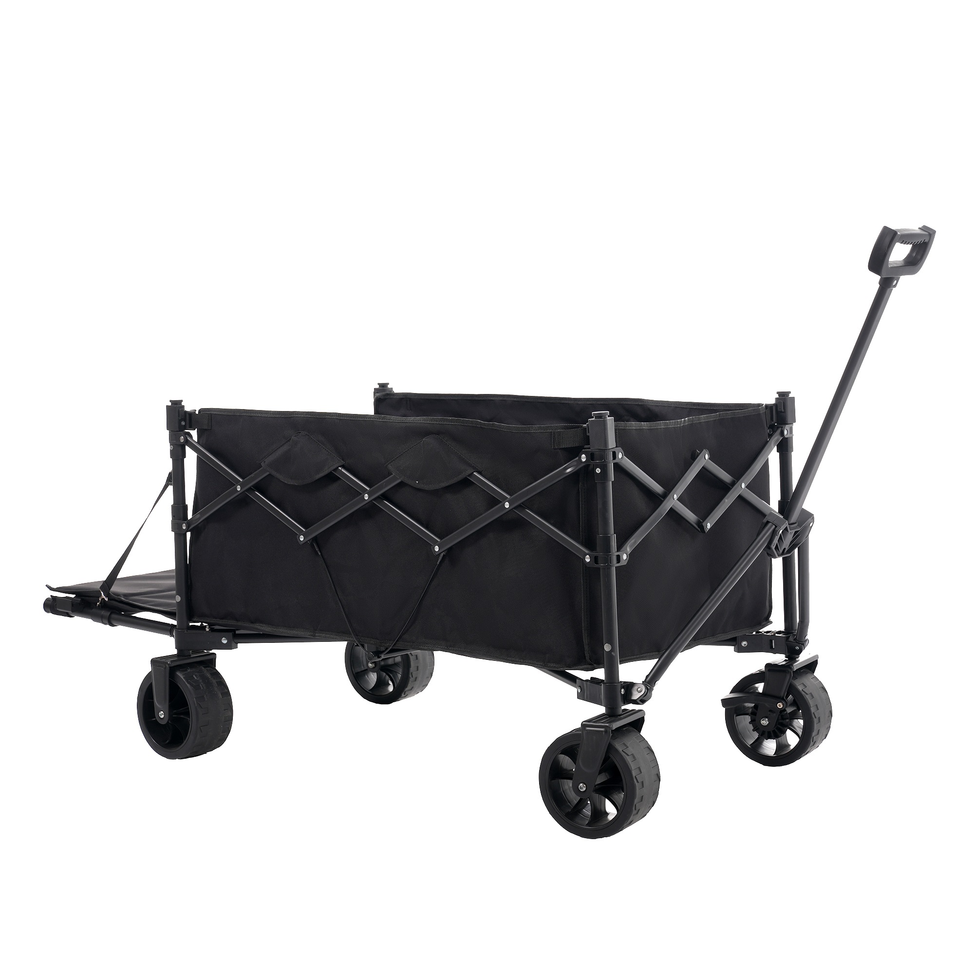 1927【ブラック】キャリーワゴン アウトドアワゴン 後ろ開け 折りたたみ コンパクト 1927【ブラック】キャリーワゴン アウトドアワゴン 後ろ開け 折りたたみ コンパクト