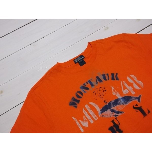 ボーイズサイズ 半袖 プリント Tシャツ オレンジ boys PR2-325 ボーイズサイズ 半袖 プリント Tシャツ オレンジ boys PR2-325