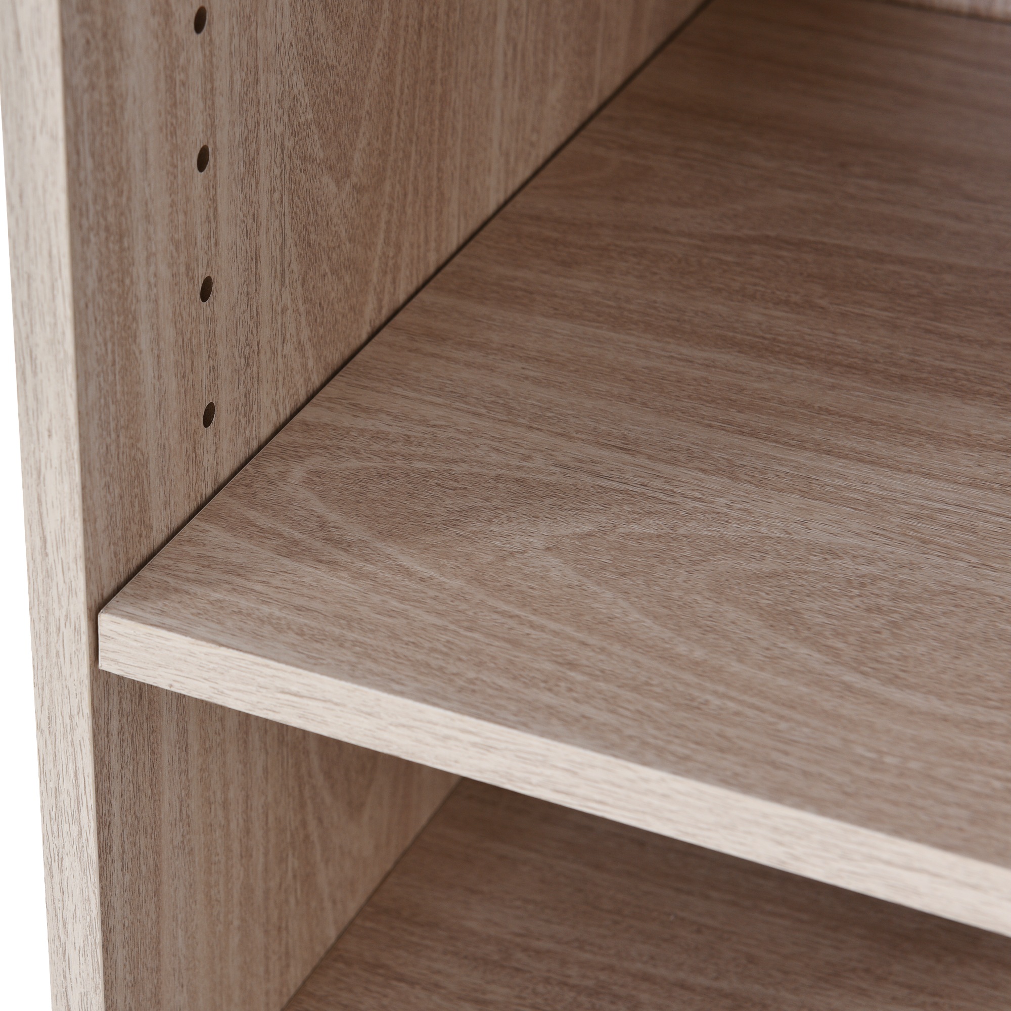 【国内発送,送料無料】【新品登場】パソコンデスク 3段シェルフ付 オフィスデスク 簡易デスク 木製 ミシン台 学習机 アジャスター付き【ホワイト】