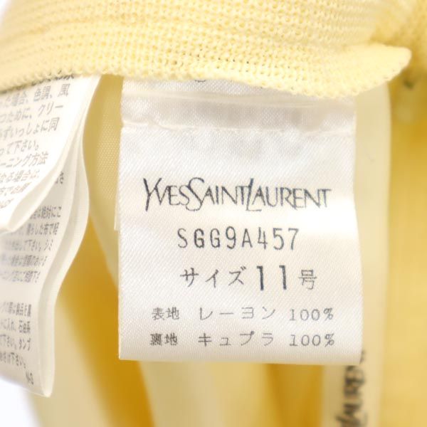 レーヨン ミニ丈 ニット スカート 11 イエロー系 サイドジップ レディース レーヨン ミニ丈 ニット スカート 11 イエロー系 サイドジップ レディース