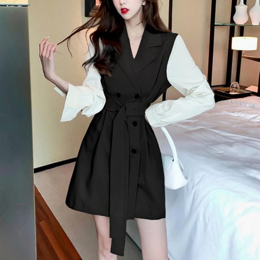 トレンチワンピースレディース春秋先行 トレンチワンピースレディース春秋先行