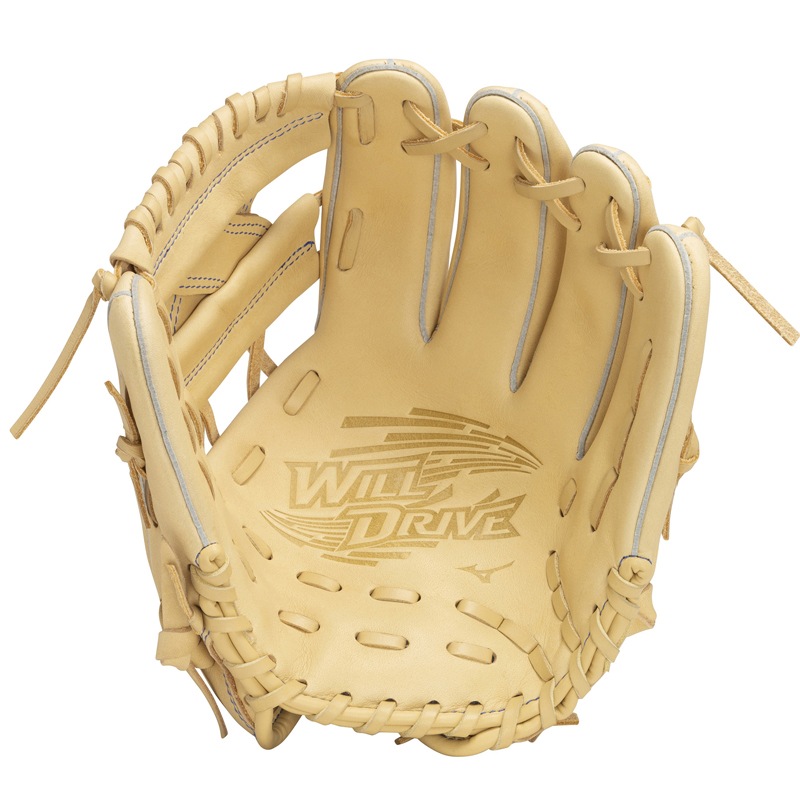 少年軟式用 WILL DRIVE BLUE オールラウンド用：サイズM 野球 ジュニア JR 軟式 グラブ グローブ 25SS(1AJGY32520)