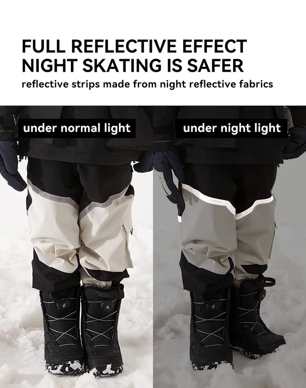 ベクトル冬のスキーパンツ子供屋外高品質防風防水暖かい雪冬スキースノーボードパンツ ベクトル冬のスキーパンツ子供屋外高品質防風防水暖かい雪冬スキースノーボードパンツ